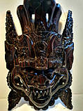 Антикварна маска ебенове дерево, фото 2