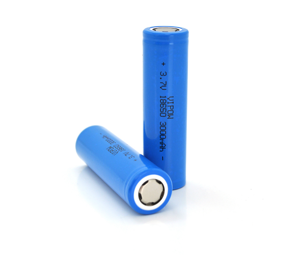 Аккумулятор литиевый 18650 Li-Ion Vipow ICR18650 FlatTop, 3000mAh, 3.7V, Blue (18753) - фото 2 - id-p1487474782