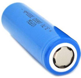 Акумулятор літієвий 18650 Li-Ion Vipow ICR18650 FlatTop, 3000 mAh, 3.7V, Blue (18753)