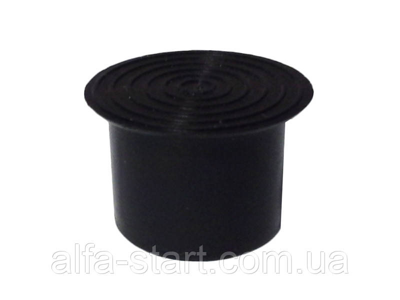 Зовнішня пластикова заглушка на меблеву трубу, фото 1