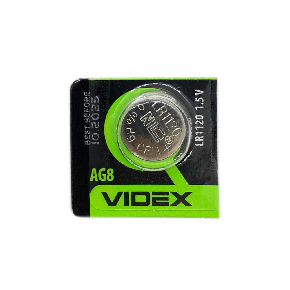 Годинникова батарейка LR1120 / 191 / AG8 Videx Alkaline (1.5v) 1шт.