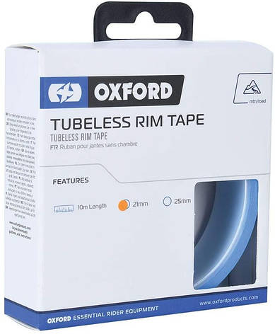 Фліппер Oxford Tubeless Rim Tape (RT125) для безкамерного Обід для велосипедаов, клейкий 25мм, рулон 10м,, фото 2