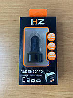 Автомобильное зарядное устройство HZ HC1 2 USB 2.1A с дисплеем