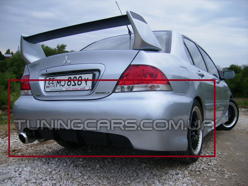 Купить Бампер задний Mitsubishi Lancer 9 Rallyart Evo (под покраску ...