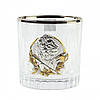 Подарунковий набір з 6 кришталевих склянок Boss Crystal «БОКАЛИ ЛІДЕР ПЛАТИНУМ», Італія платина, золото BCR6PL, фото 7