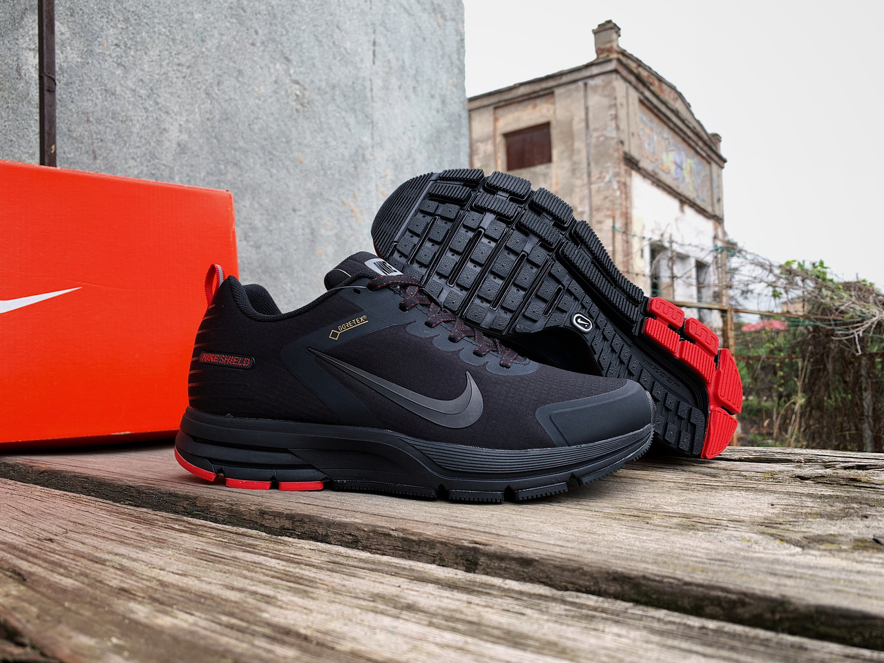 Чоловічі утеплені термо кросівки Nike Zoom Structure Shield 17 Gore-Tex водонепроникні