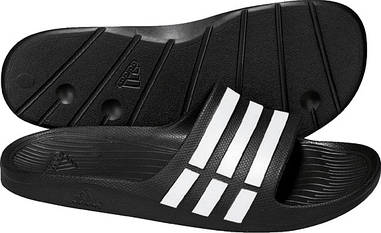 Сланці Adidas Duramo Slide Білий/Чорний G15890 оригінал