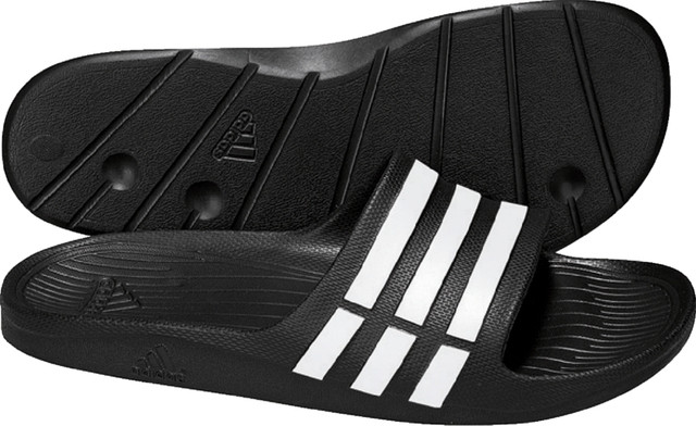 Сланцы Adidas Duramo Slide Белый/Черный G15890 оригинал - фото 1 - id-p18762398