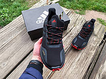 Чоловічі термо кросівки Adidas Terrex Gore-Tex Black Red утеплені водонепроникні, фото 5