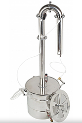 Апарат-дистилятор із неіржавкої сталі Профі 2021 об'єм куба 23 літри