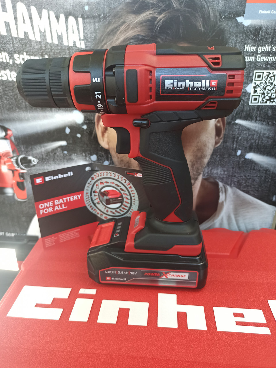 Einhell pxc tc-cd 18/35 li-solo без акб и зу. аккумуляторная дрель-шуруповерт einhell pxc tc-cd 18/35 li 4513914. 0 ah). аккумуляторная дрель-шуруповерт einhell pxc tc-cd 18/35 li 4513914. 35 li.