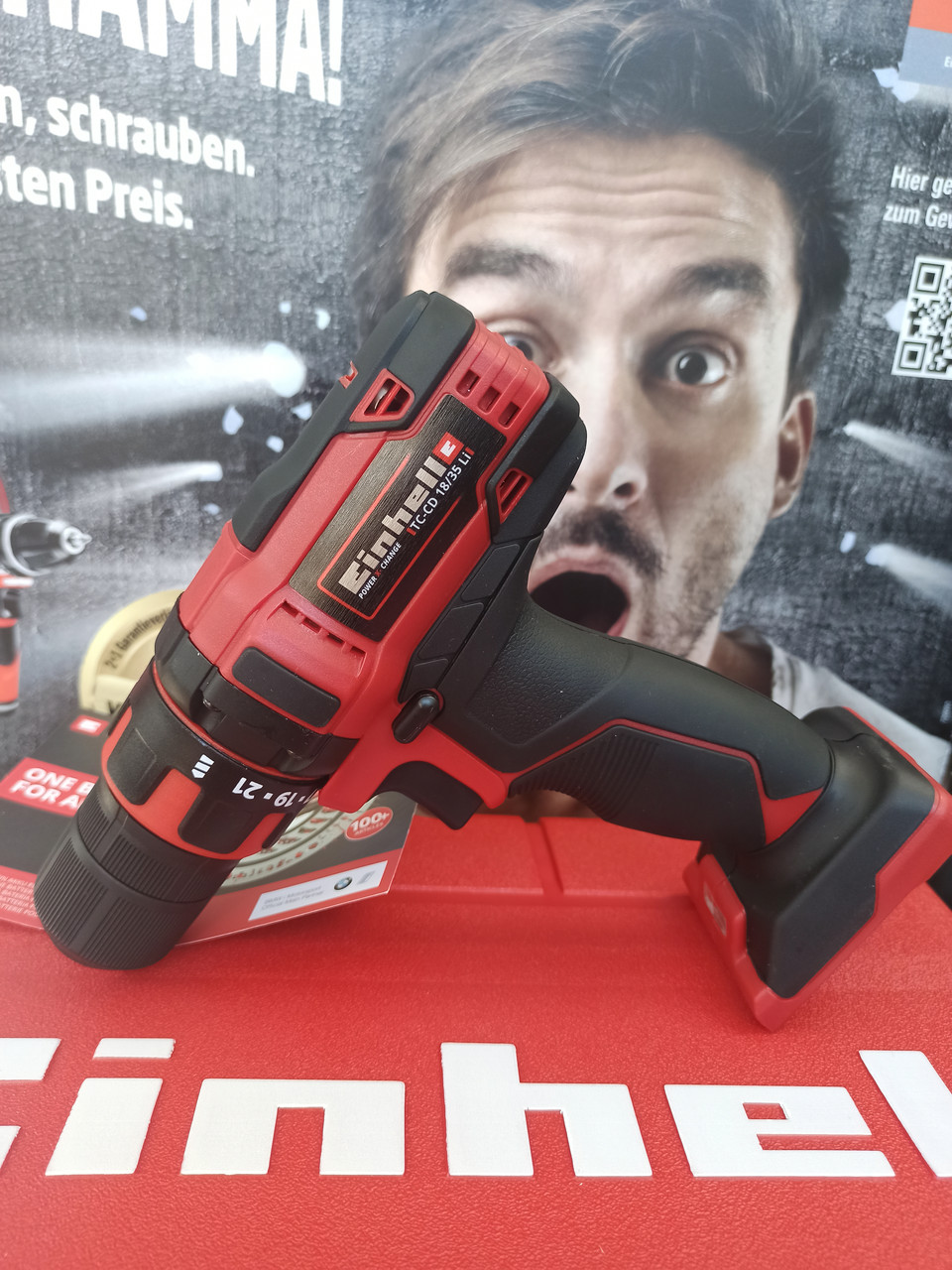 Шуруповерт аккумуляторний Einhell TC-CD 18/35 Li - Solo