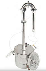 Апарат-дистилятор із неіржавкої сталі Профі 2021 об'єм куба 37 літрів