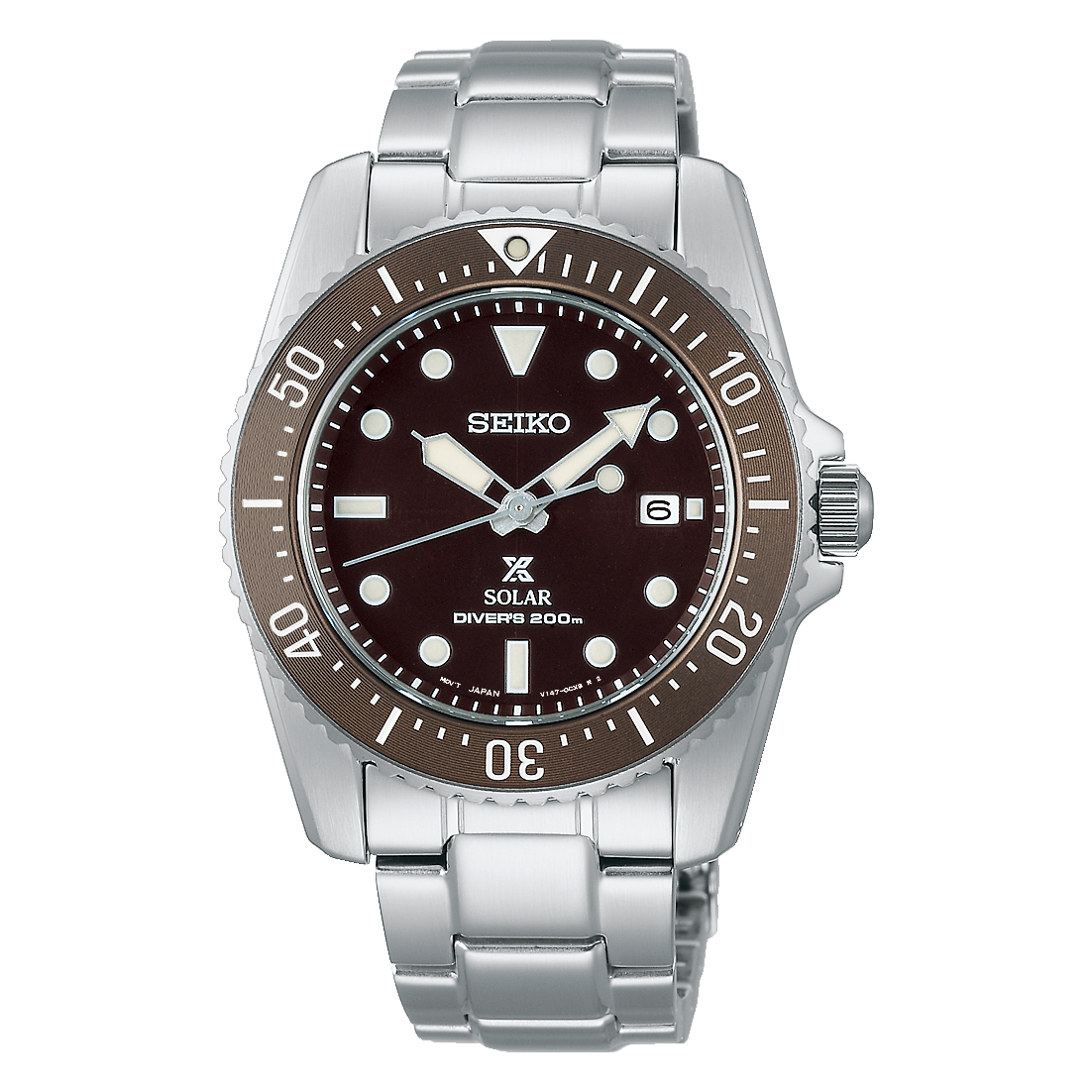Годинник Seiko Prospex SNE575P1 PADI Solar Divers 200m