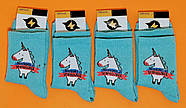 Шкарпетки високі весна/осінь Rock'n'socks 444-73 ЄДИНОРІГ БЛАКИТНИЙ Україна one size (37-44р) НМД-0510653, фото 3