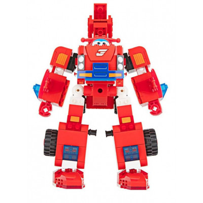 Конструктор Super Wings Blocks 2-in-1 Buildable Transforming Vehicle Jett, Джетт (EU385005), фото 1