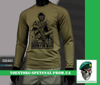 Демісезонні реглани (футболка з довгим рукавом) з потоотводящего кулмакса з принтами