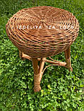 Табуретка з лози «Класік», фото 3