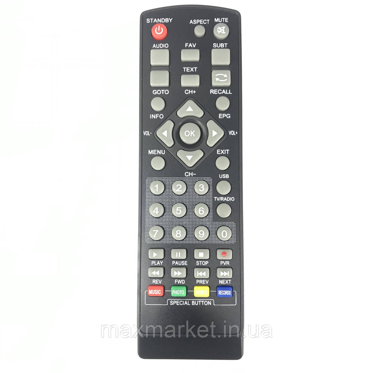 Пульт для DVB-T2 U2C T2 HD