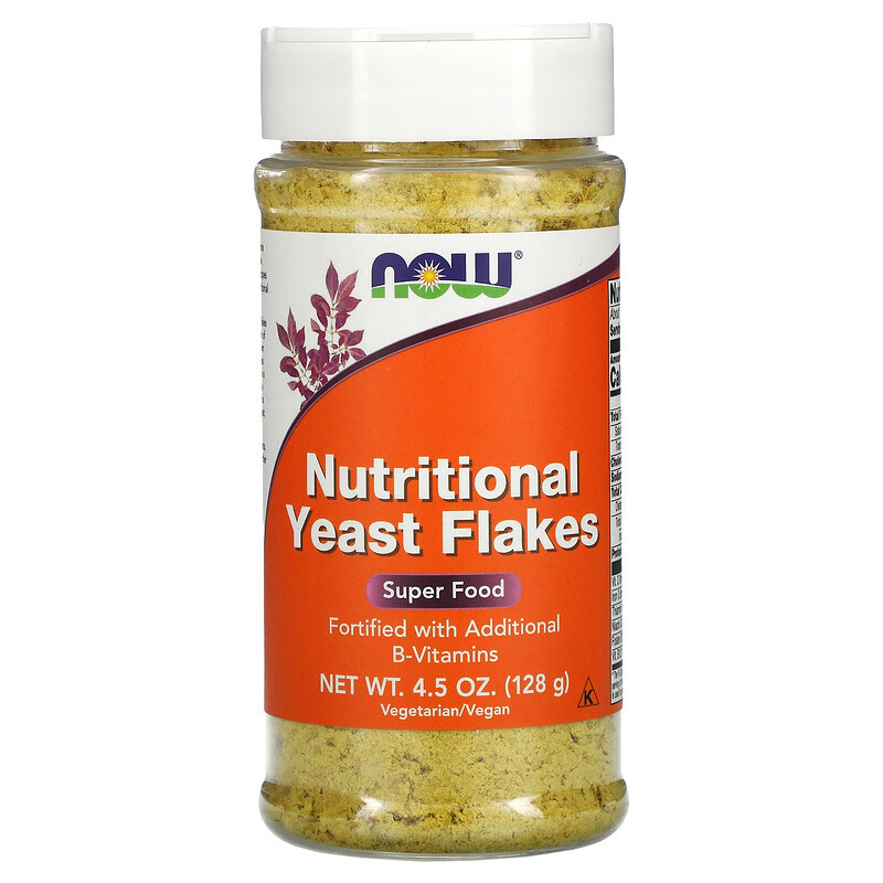 Now Foods, Харчові дріжджі в пластівцях, 128 г (4,5 унції)