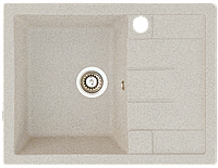 Кам'яна кухонна мийка тера з отвором, гранітна мийка для кухні теракотового кольору зі штучного каменю