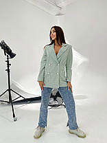 Стильний піджак із пальтової тканини на підкладці на ґудзиках, фото 3