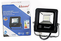 Прожектор LED Lezard IP65 20000h 10W/6500 PAL6510 чорний 800lm