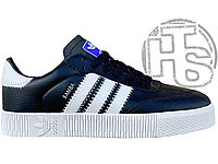 Женские кроссовки Adidas Samba Black White ALL07015