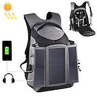 Фоторюкзак, рюкзак Puluz для фотоапаратів та камер - із сонячною батареєю 14 Ватт (тип PU5012H)