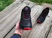 Чоловічі утеплені кросівки The North Face Gore-Tex чорні з червоним, фото 4