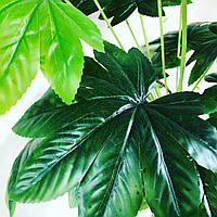 Штучний кущ для декору - Фатсія ( латекс 68 см), фото 9