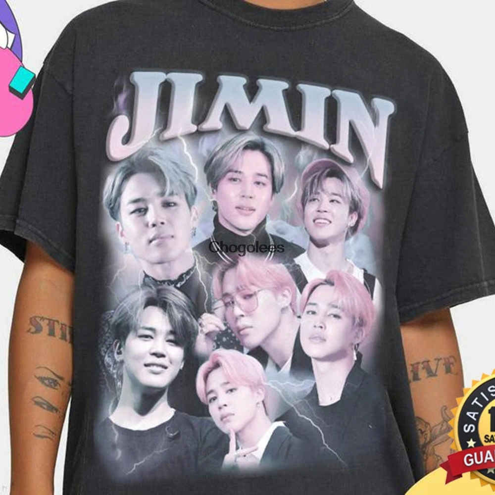 Футболка чорна LOYS Jimin Merch Bangtan Boys XS