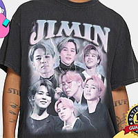 Футболка черная LOYS Jimin Merch Bangtan Boys