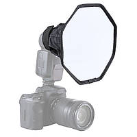 Софтбокс, розсіювач, дифузор (Softbox) для спалахів 20 см Puluz PU5120