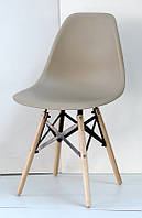 Стілець Nik XXL Charles & Ray Eames DSW бежевий 06 на дерев'яних букових ніжках, код 8512