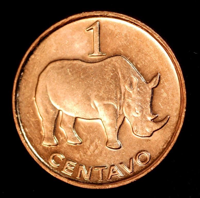 Монета супіра 1 синтаво 2006 р. Носоріг, фото 1