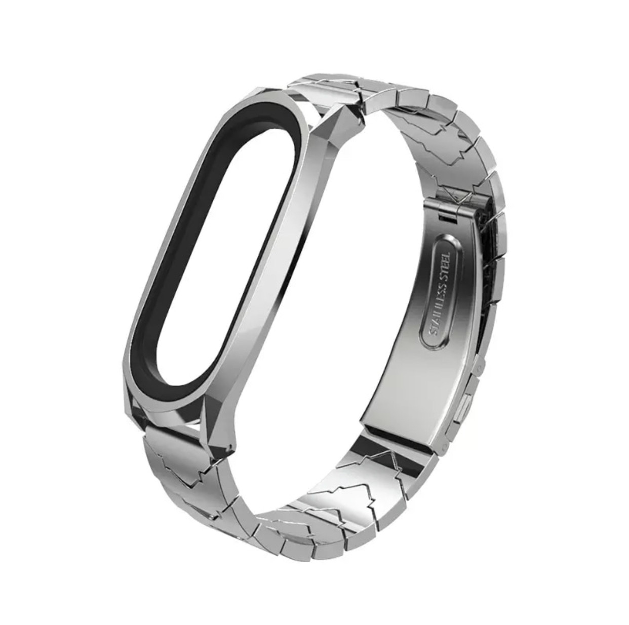 Металевий ремінець MiJobs для Mi Band 3 сріблястий