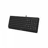 Клавіатура A4Tech FK15 (Black) Fstyler Wired Keyboard USB, Black, (US+Ukrainian+Ukrainian) - MegaLavka, фото 8