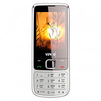 Кнопковий мобільний телефон Verico Style F244 Silver бюджетний телефон