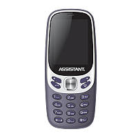 Кнопочный мобильный телефон Assistant AS-203 Dual Sim Blue