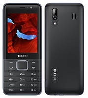 Кнопковий мобільний телефон Tecno T474 Dual Sim Black