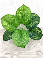 Штучний кущ-калатія, рослина для декору ( 33 см, латекс), фото 2