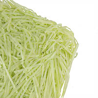 Паперовий подарунковий наповнювач "Паутинка" колір салатовий 55 грамів