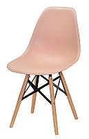 Стул Nik XXL Eames DSW розовый 65 на буковых ножках с укрепленными перемычками