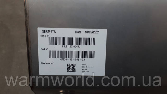 065150 SERMETA маркировка 902107 065146 45287 100473T8