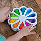 Розвиваюча іграшка Fat Brain Toys тактильна Кольорові пелюстки dimpl digits (F275EN), фото 8
