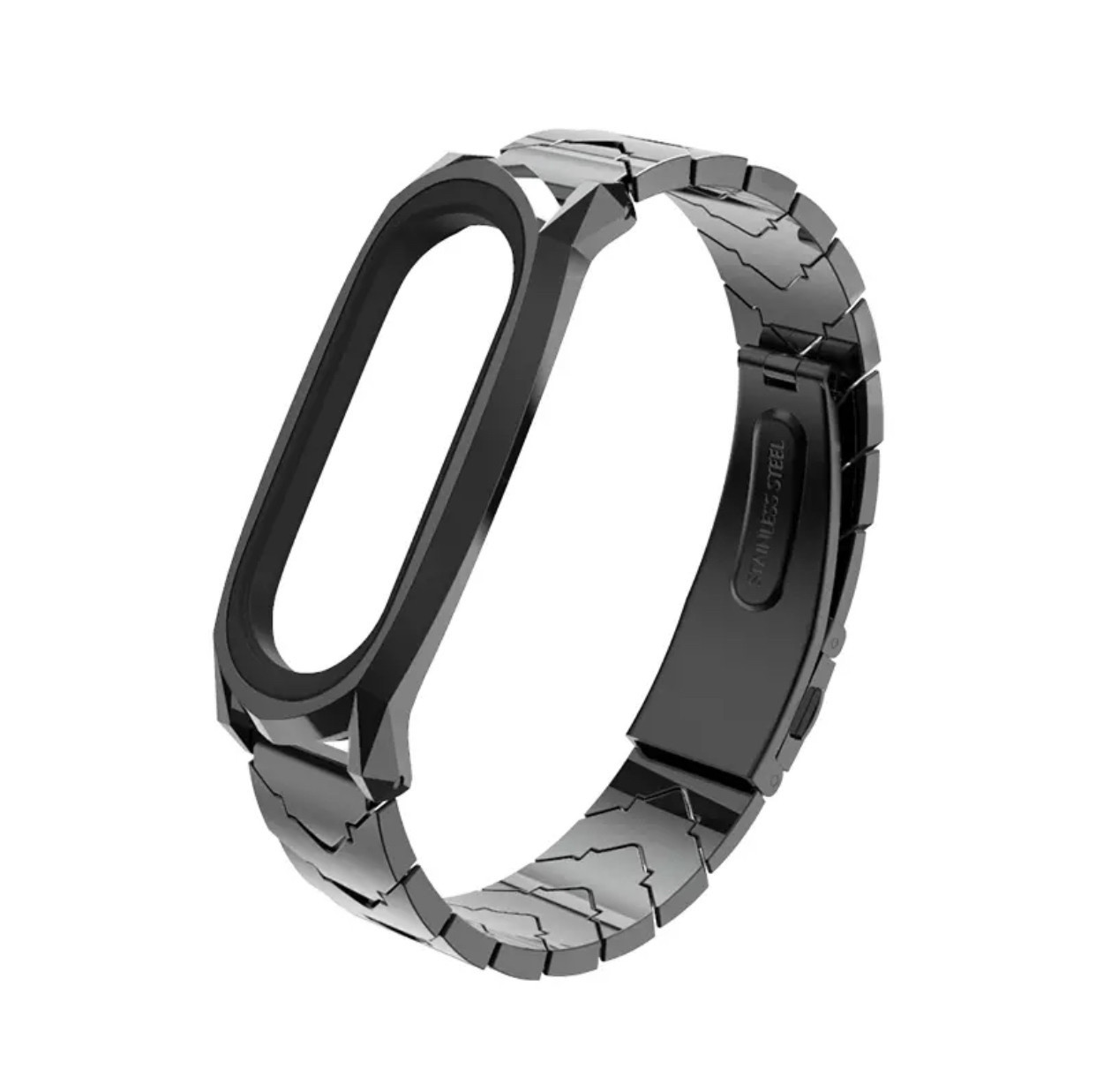 Металевий ремінець MiJobs для Mi Band 5 чорний