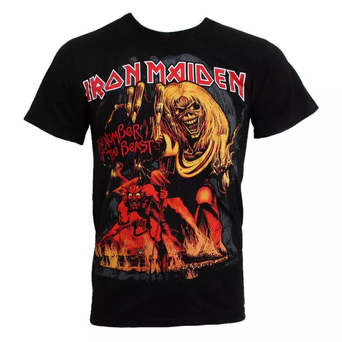Футболка чорна LOYS Iron Maiden - The Number of the Beast - EMI XS