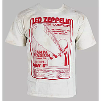 Футболка белая LOYS Led Zeppelin - In Concert - LIQUID BLUE