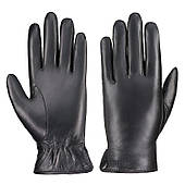 Чоловічі шкіряні рукавички Betlewski (GLM-LG-5) - чорні